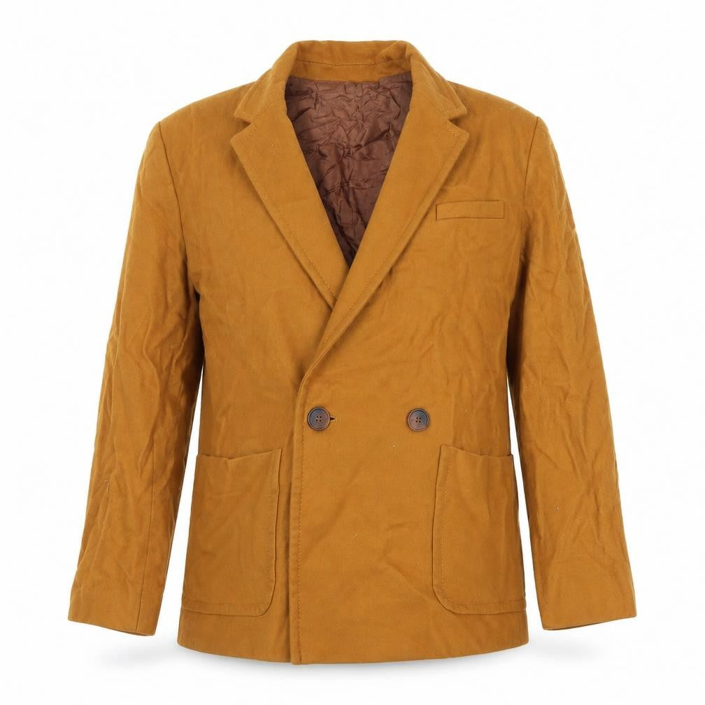 Front view of French Connection Women's Brown Blazer, size 10, Regular
