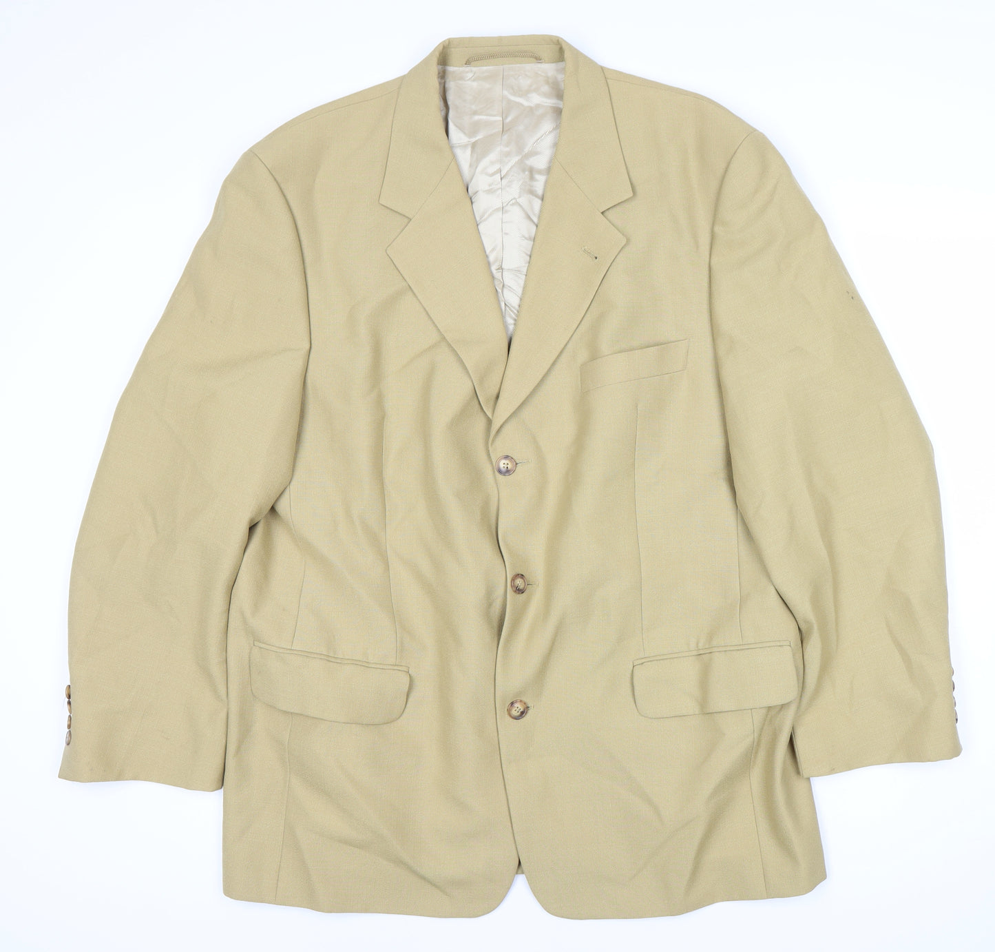 Tropicano Desch Men's Beige Blazer Size 54R