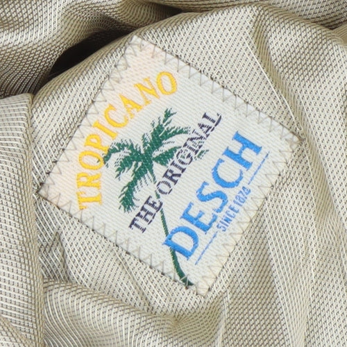 Tropicano Desch Men's Beige Blazer Size 54R
