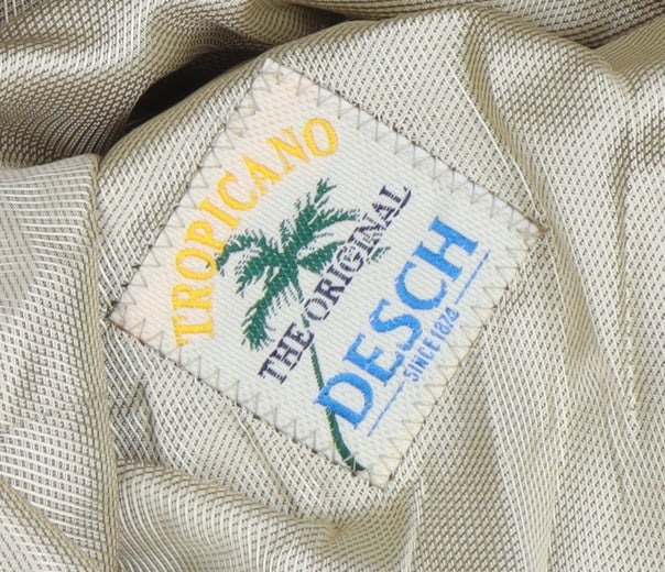 Tropicano Desch Men's Beige Blazer Size 54R