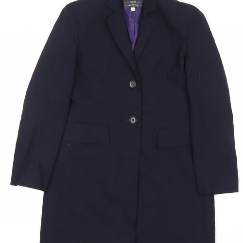 Marks and Spencer Women's Blue Blazer Size 10 Petite