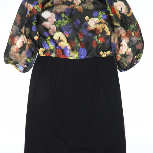 Kaleidoscope Women's Floral Sheath Midi Dress Size 14