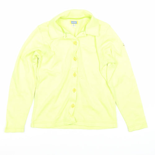 Moresse Boys Yellow Button-Up Shirt, Size 8, Long Sleeve