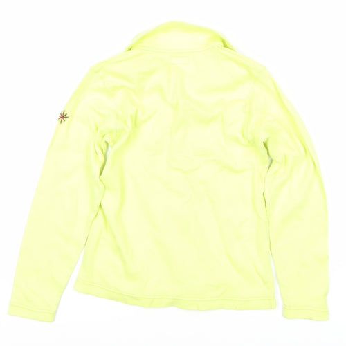 Moresse Boys Yellow Button-Up Shirt, Size 8, Long Sleeve