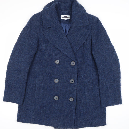 Cotswold Collections Women's Blue Pea Coat Size 14
