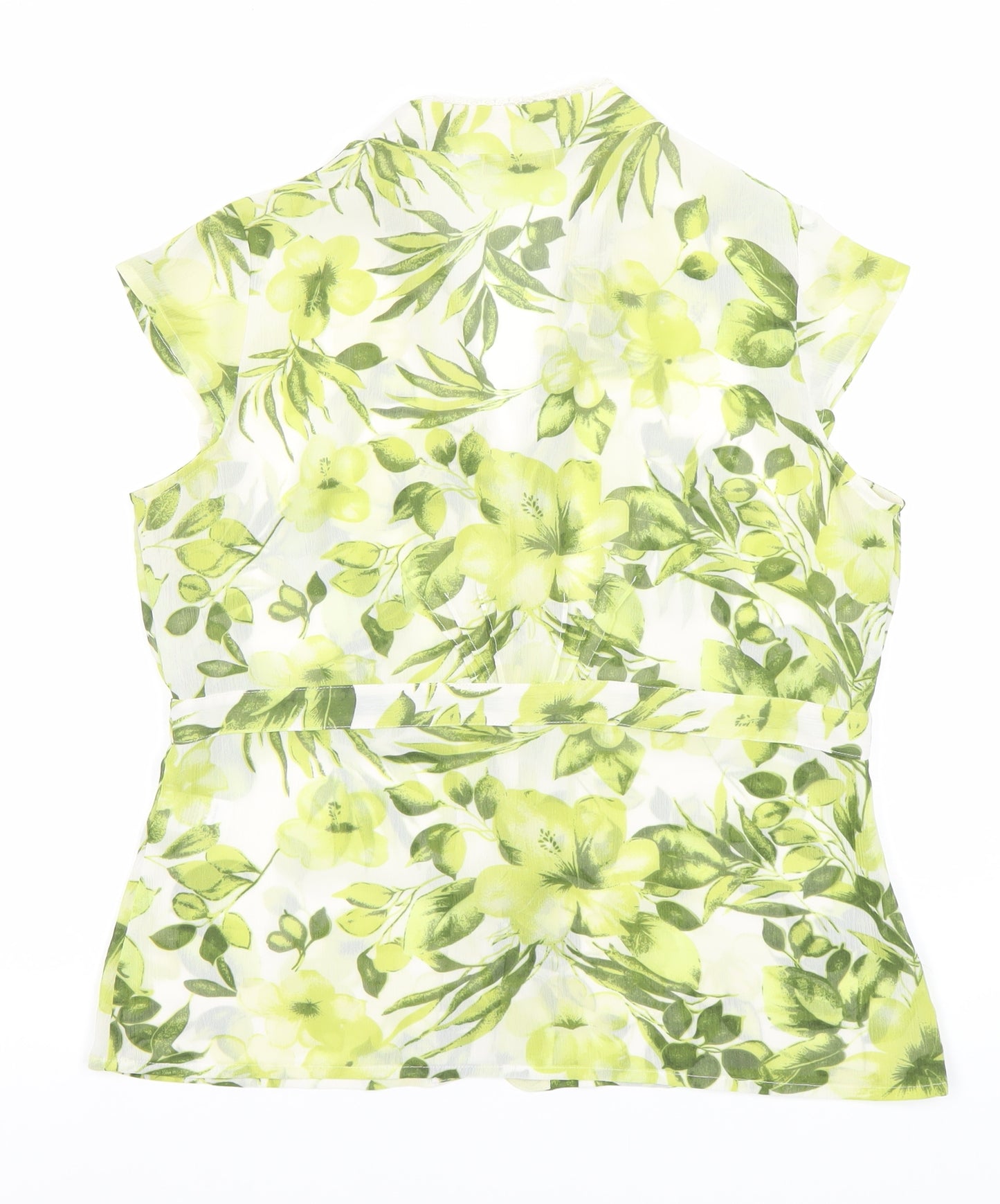 Epilogue Women's Green Floral Blouse Size 14