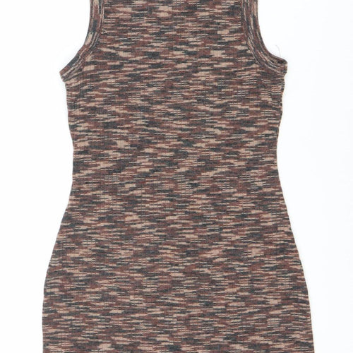 H&M Women's Multicoloured Tank Dress, Size 10, Casual Style