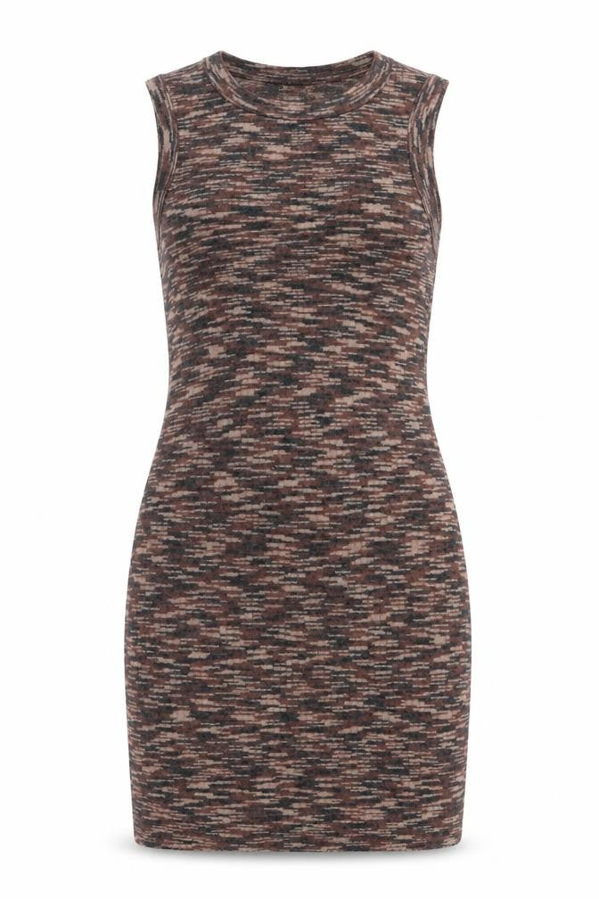 H&M Women's Multicoloured Tank Dress, Size 10, Casual Style
