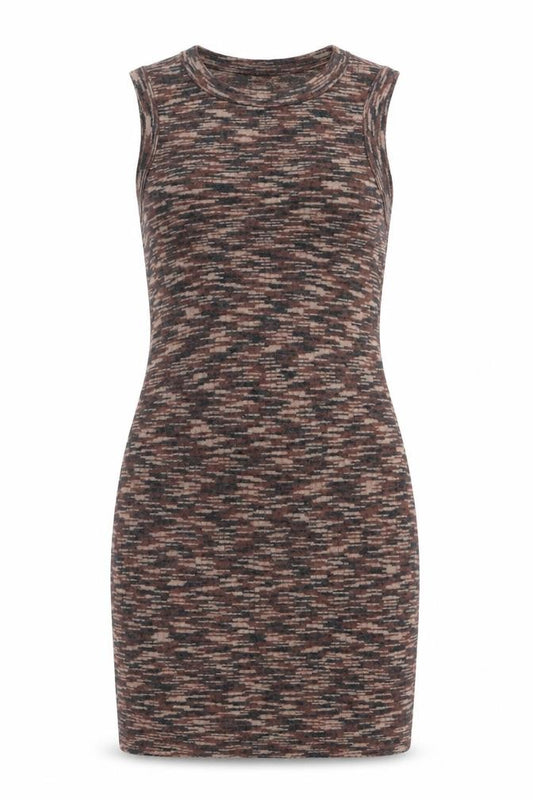 Front view of H&M Women's Multicoloured Tank Dress, size 10, Casual Style