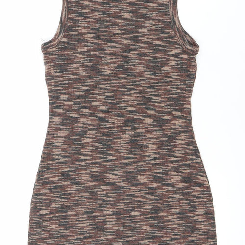 H&M Women's Multicoloured Tank Dress, Size 10, Casual Style