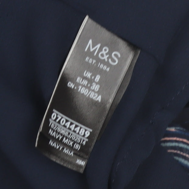 Marks and Spencer Women's Multicoloured Dress - Size 8