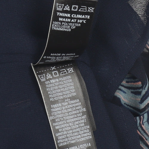 Marks and Spencer Women's Multicoloured Dress - Size 8