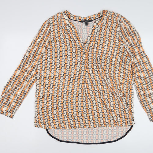 Esprit Women's Multicoloured Geometric Blouse M
