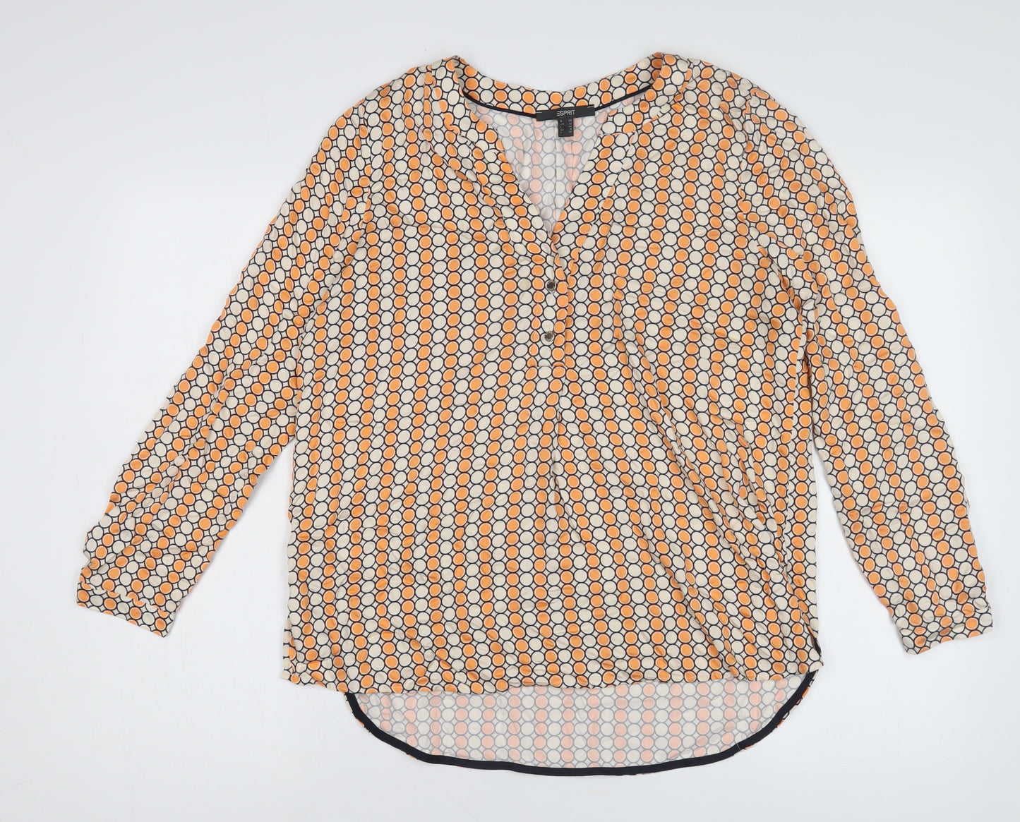 Esprit Women's Multicoloured Geometric Blouse M