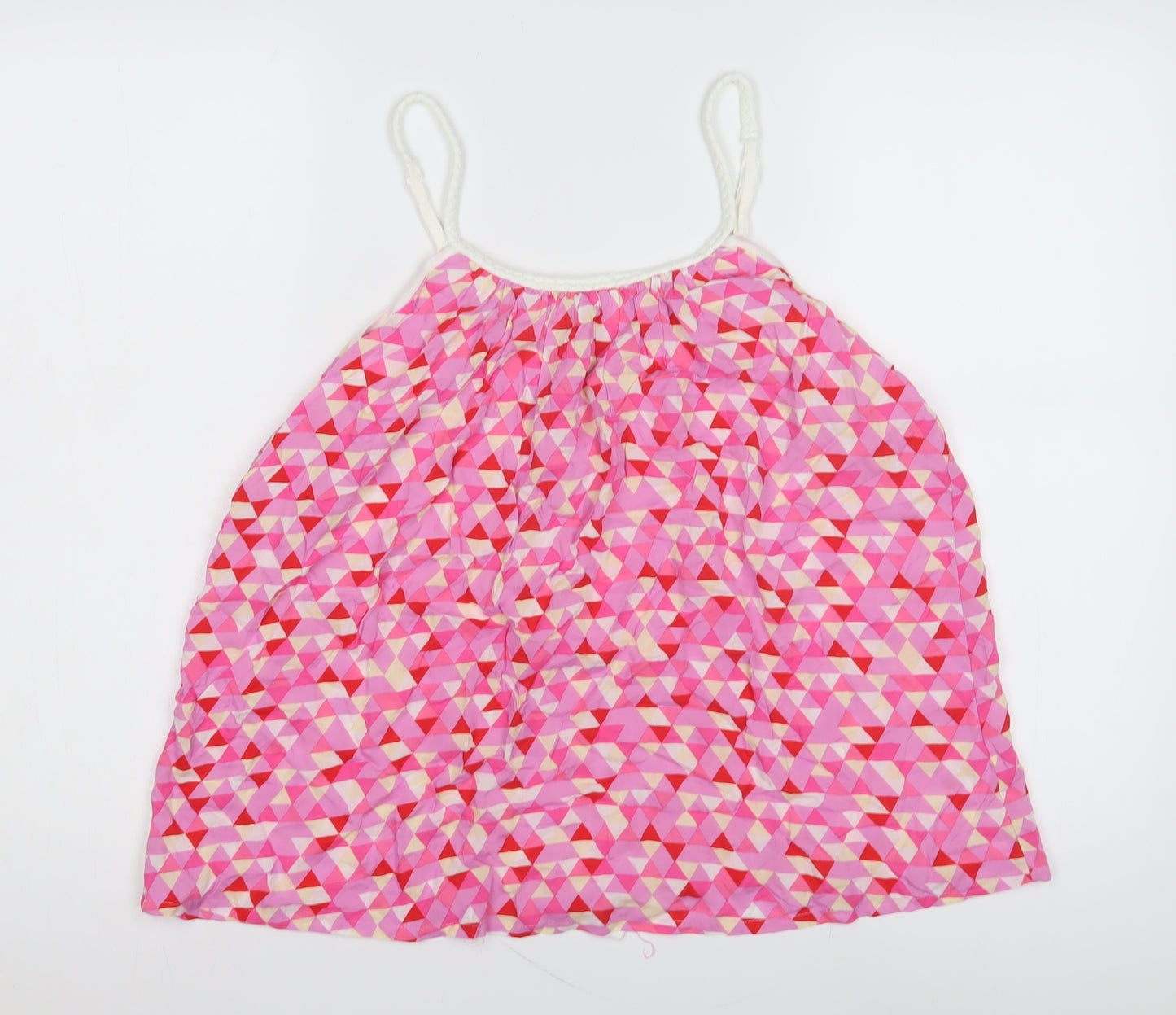 Hush Women's Pink Geometric Sleeveless Top Size 12