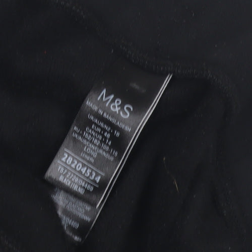 Marks and Spencer Black Leggings Women Size 18