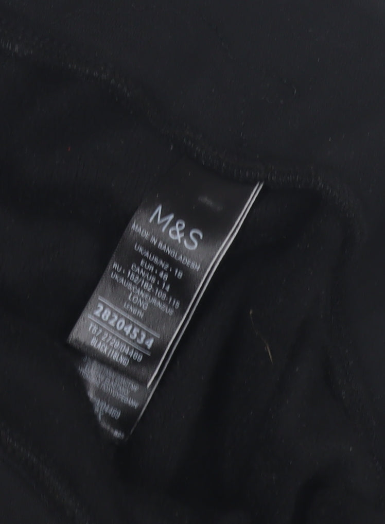 Marks and Spencer Black Leggings Women Size 18