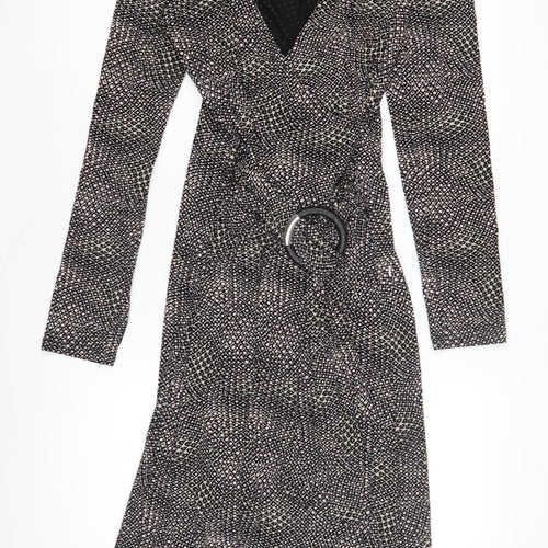 Marks and Spencer Women's Black Wrap Dress Size 10
