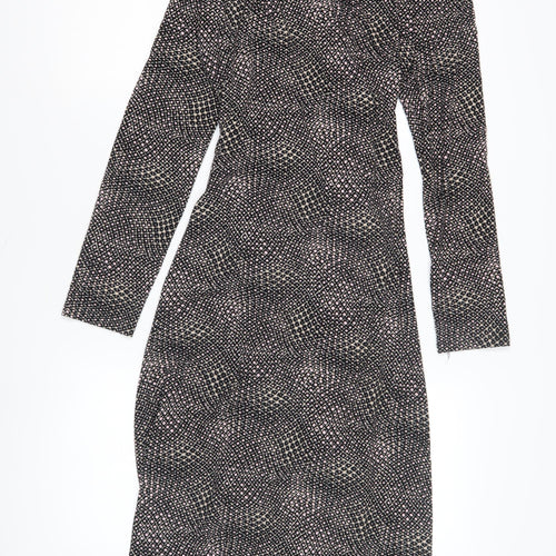 Marks and Spencer Women's Black Wrap Dress Size 10