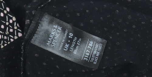 Marks and Spencer Women's Black Wrap Dress Size 10
