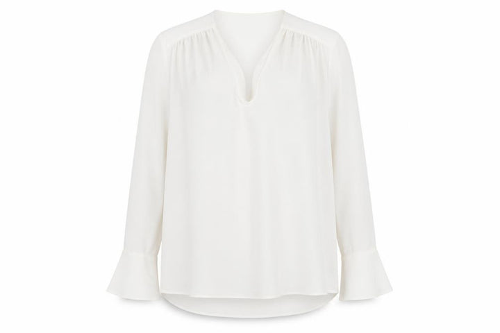Mango Women's White Blouse Size 14 Basic Style