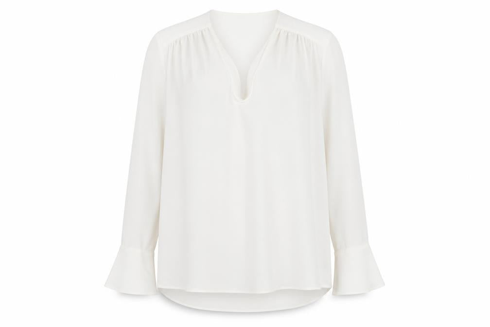 Mango Women's White Blouse Size 14 Basic Style