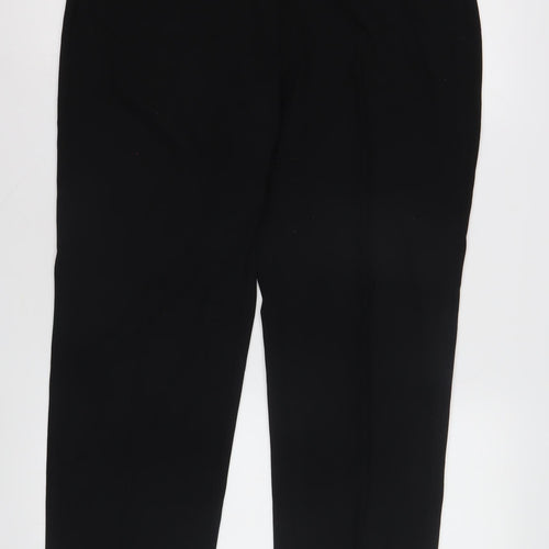 Marks and Spencer Women's Black Straight Trousers Size 14