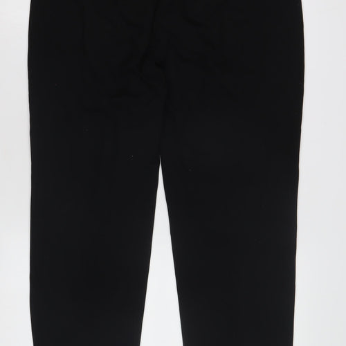 Marks and Spencer Women's Black Straight Trousers Size 14