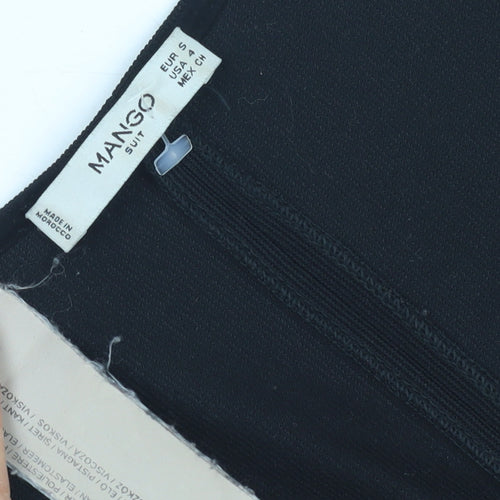 Mango Women's Black A-Line Dress Size 8