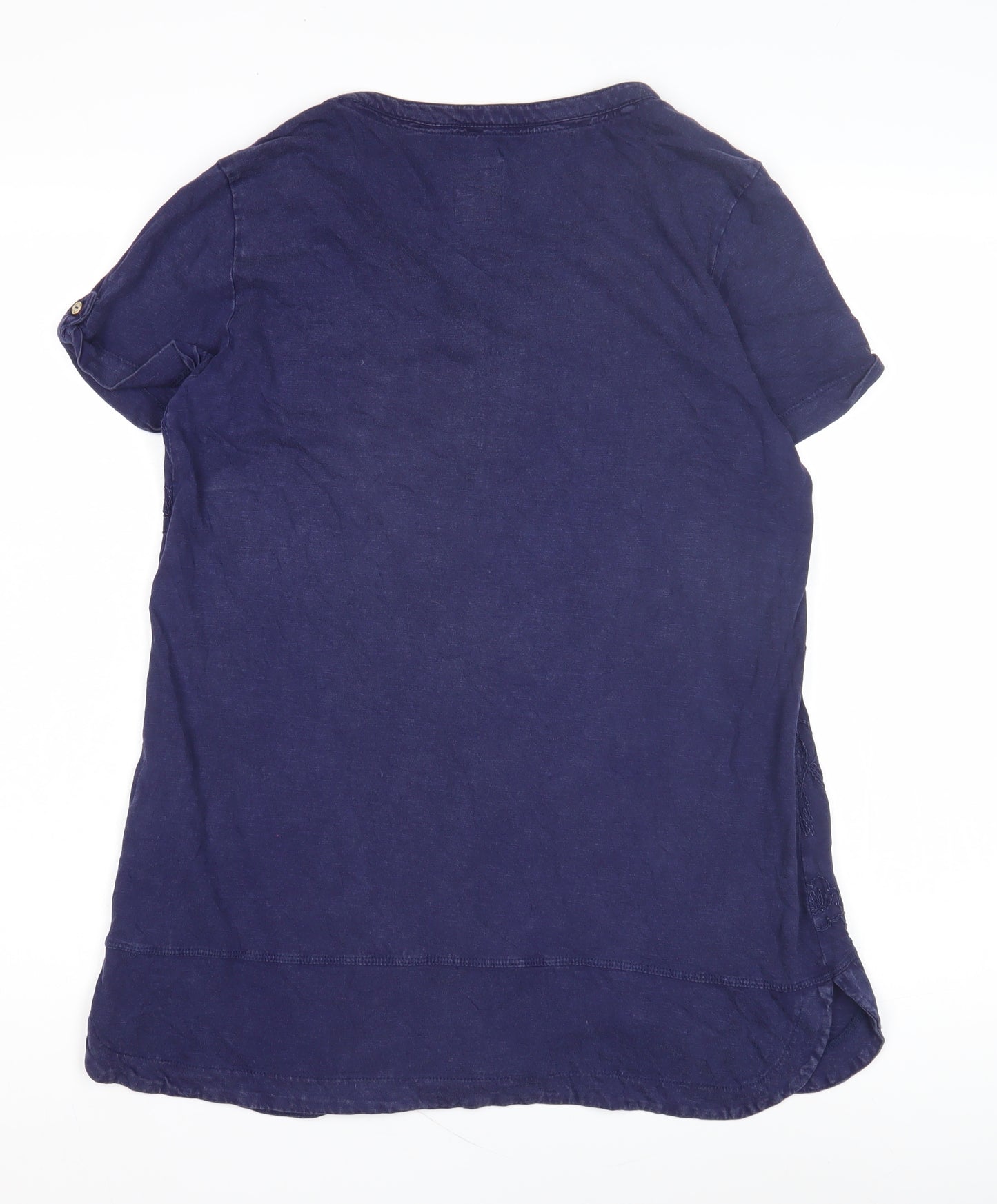 Mantaray Women's Blue Blouse Size 12 with Buttons