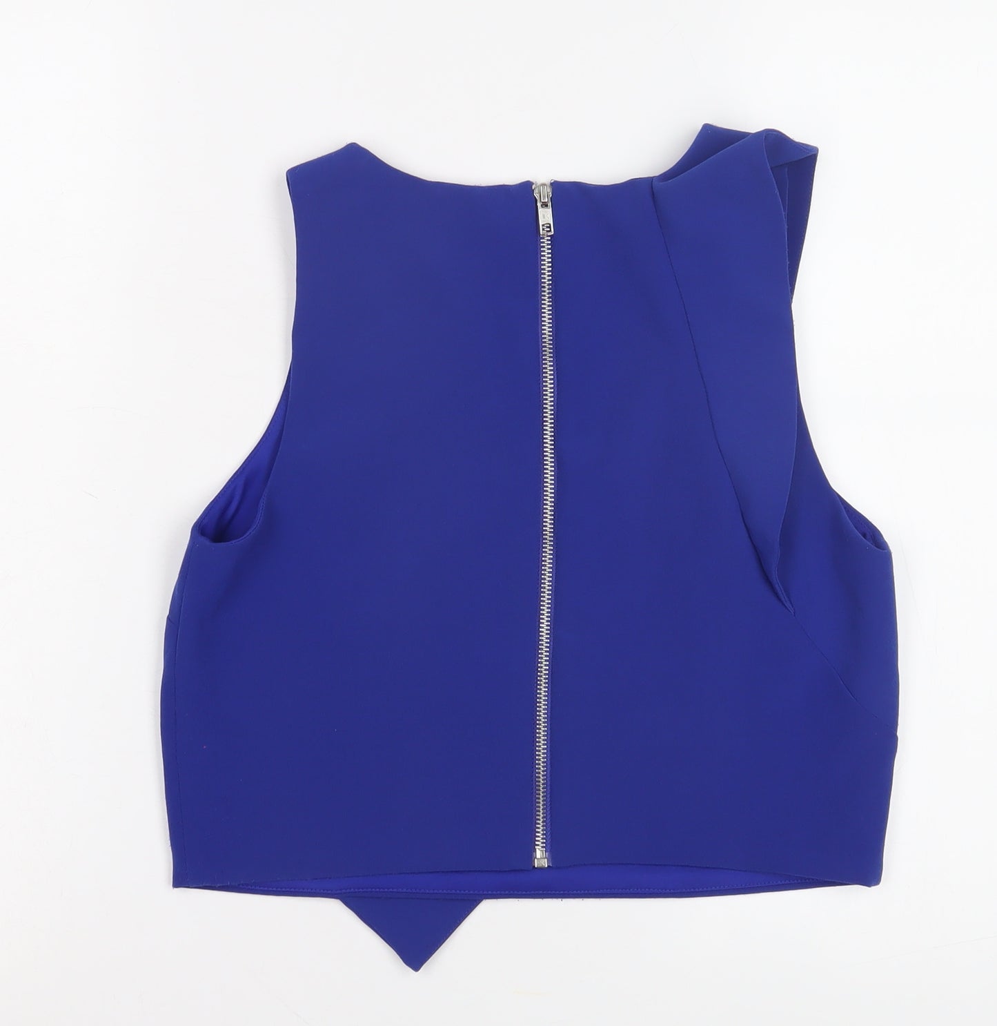 Oasis Women's Blue Sleeveless Blouse UK 10