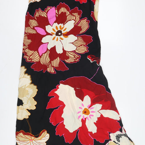 Next Women's Multicoloured Floral Slip Dress, Size 12
