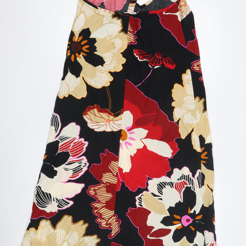 Next Women's Multicoloured Floral Slip Dress, Size 12