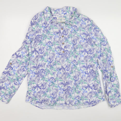 Beacon Cove Women's Multicoloured Floral Blouse, Size L