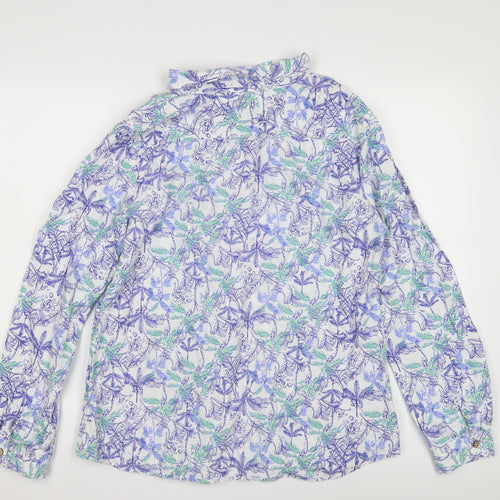 Beacon Cove Women's Multicoloured Floral Blouse, Size L