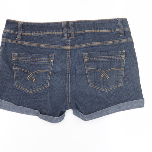 Yes Yes Blue Chino Denim Shorts, Size 12, Regular Fit, Spring/Summer