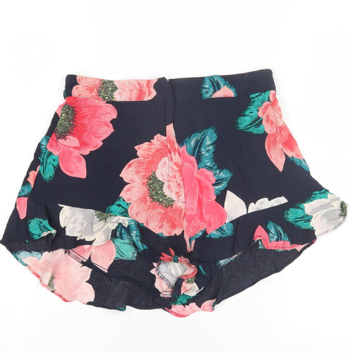 Zara Women's Multicoloured Floral Shorts Size 6