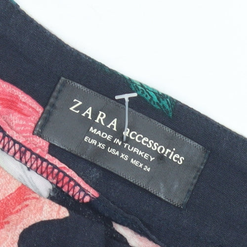 Zara Women's Multicoloured Floral Shorts Size 6