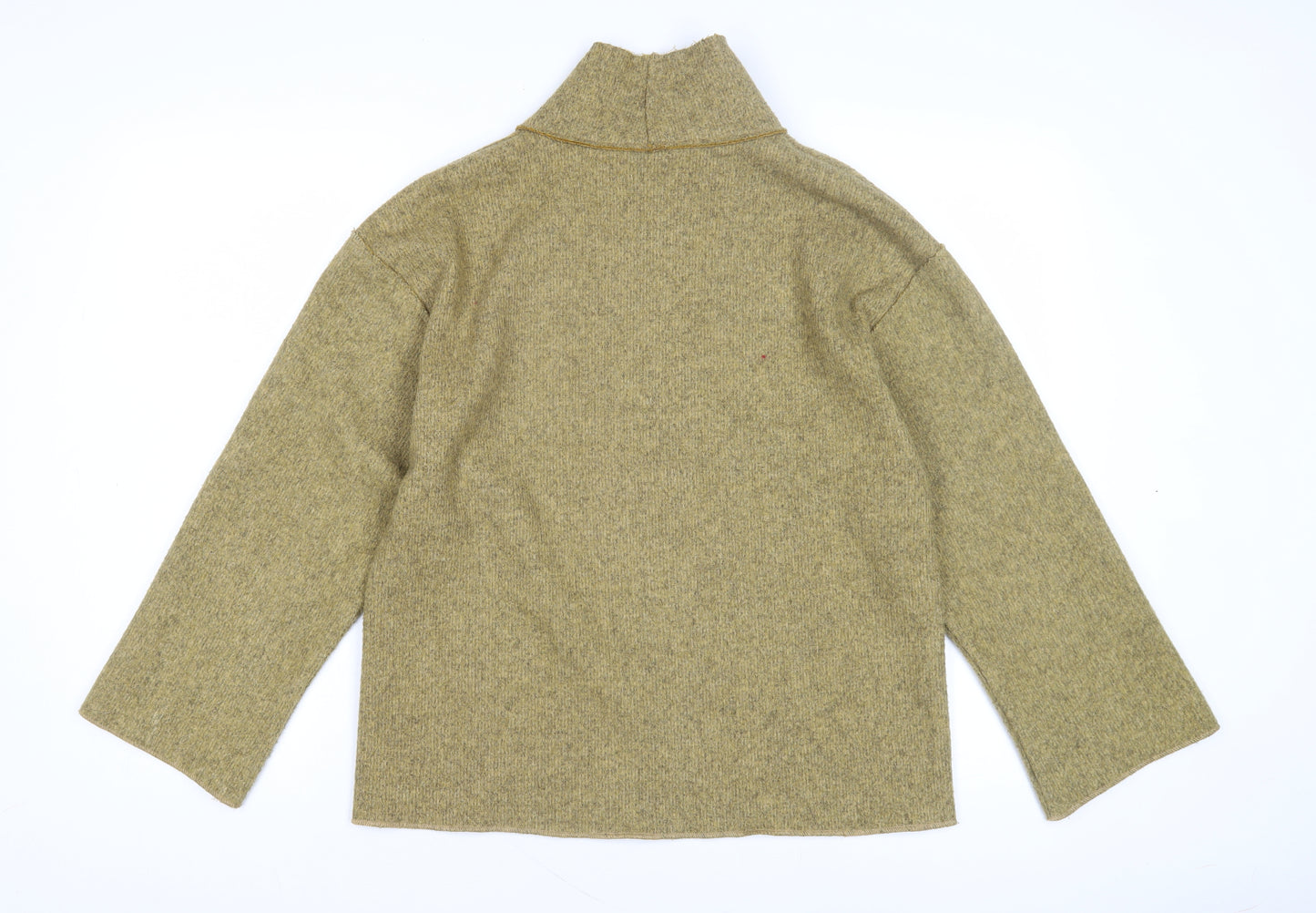 Zara Women's Beige High Neck Knit Pullover Jumper S
