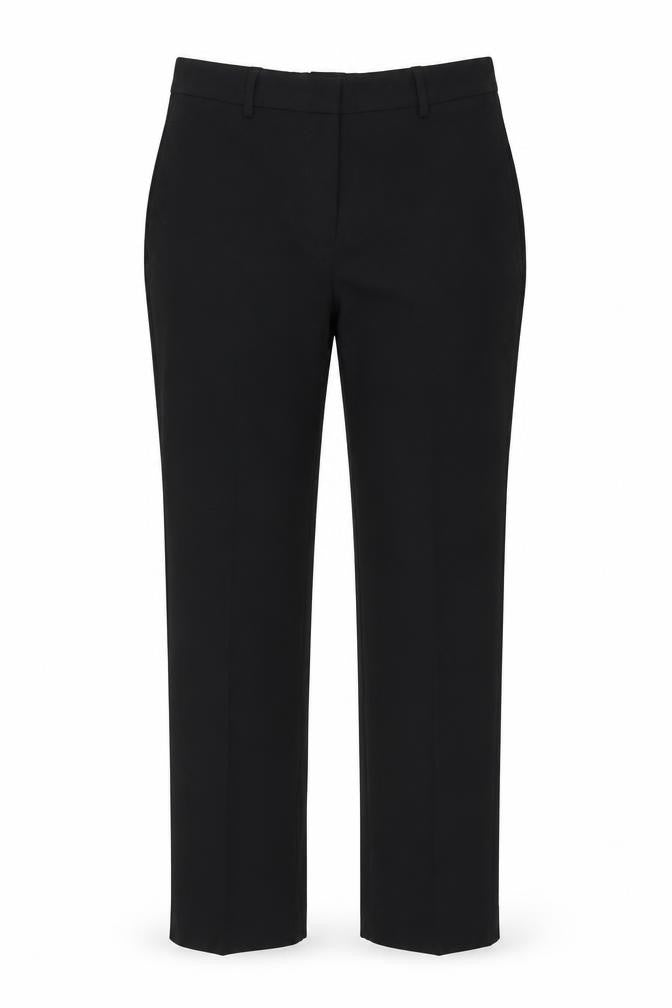 Front view of Marks & Spencer women’s trousers black, size UK 8