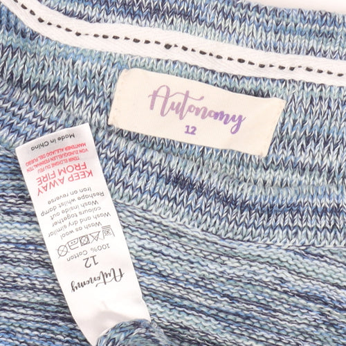 Autonomy Blue Crew Neck Women's Jumper, Size 12