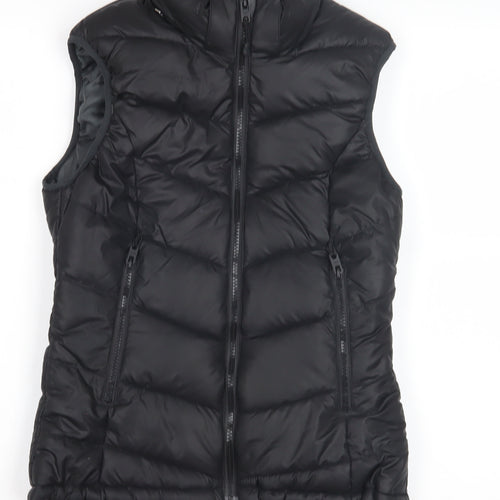 H&M Women's Black Waistcoat, Size 6, Autumn/Winter Ready