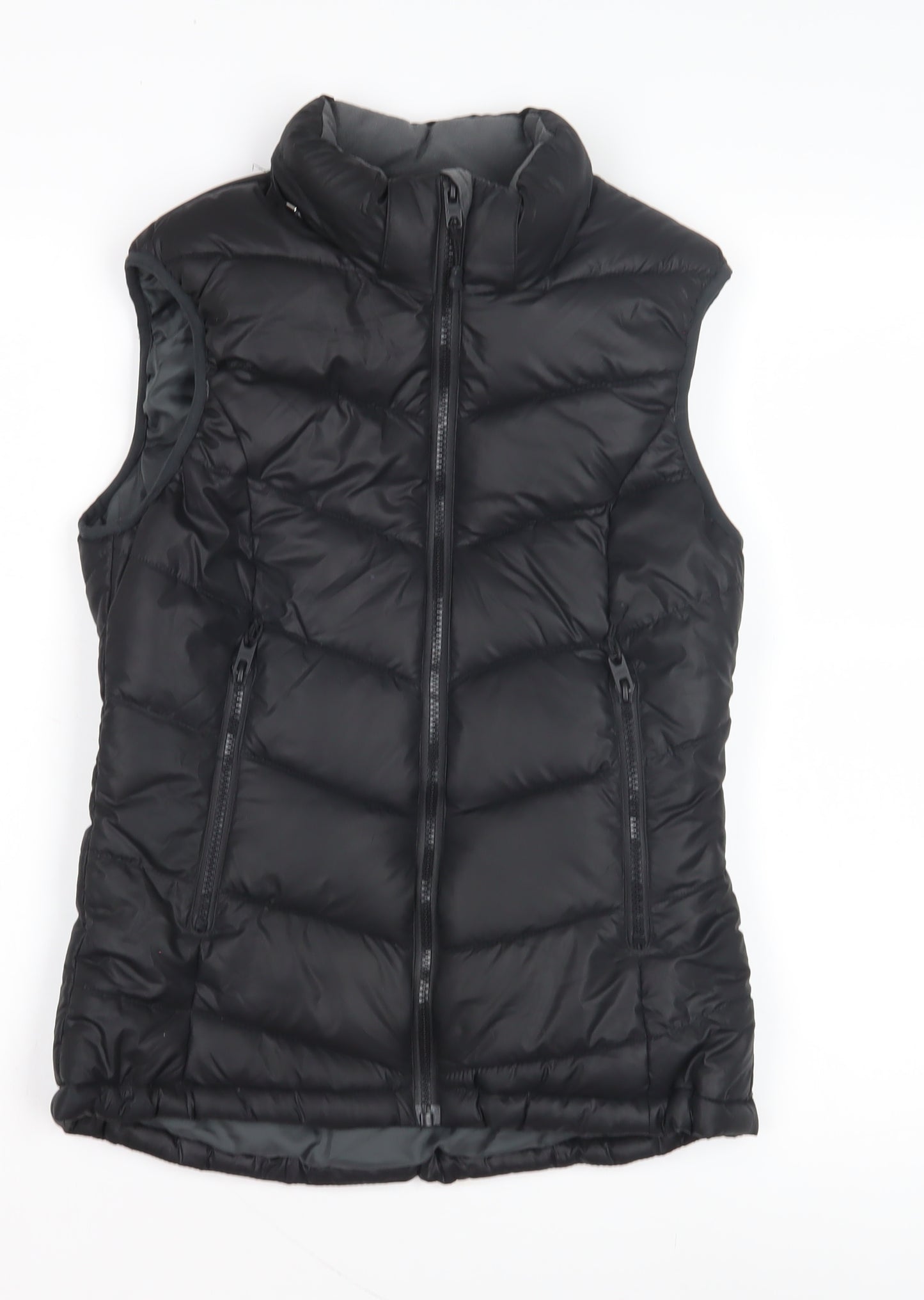 H&M Women's Black Waistcoat, Size 6, Autumn/Winter Ready