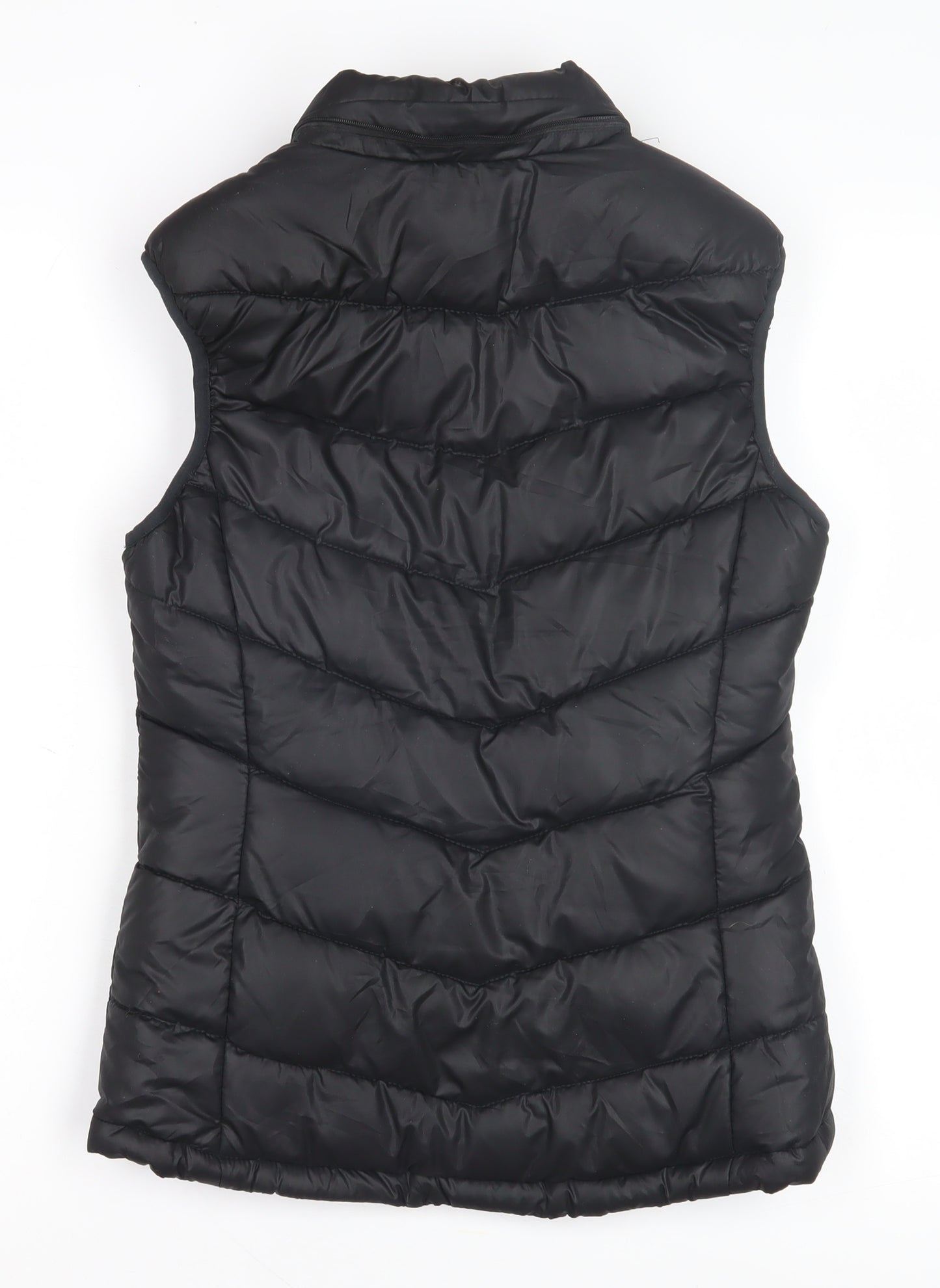 H&M Women's Black Waistcoat, Size 6, Autumn/Winter Ready