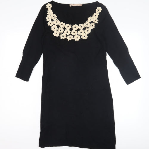 Next Women's Black Shift Dress Size 10
