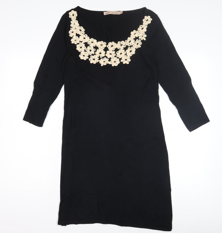 Next Women's Black Shift Dress Size 10