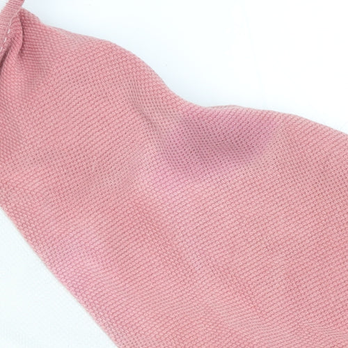 Jacamo Men's Pink Colourblock Polo Shirt - Size L