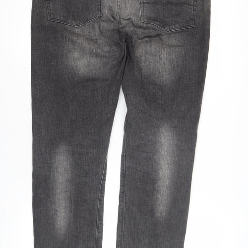 ASOS Men's Grey Straight Jeans Size L