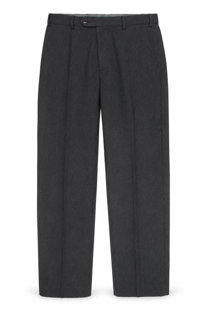 Front view of Marks & Spencer Men's Grey Regular Fit Trousers