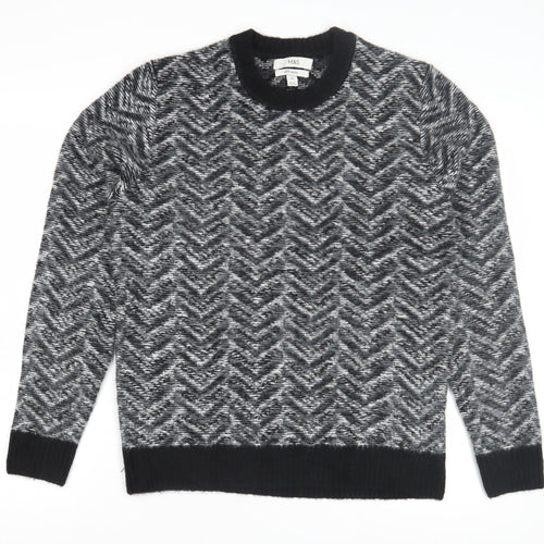Marks and Spencer Mens Black Geometric Pullover Jumper M
